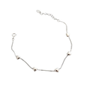 Hearts Silver Bracelet