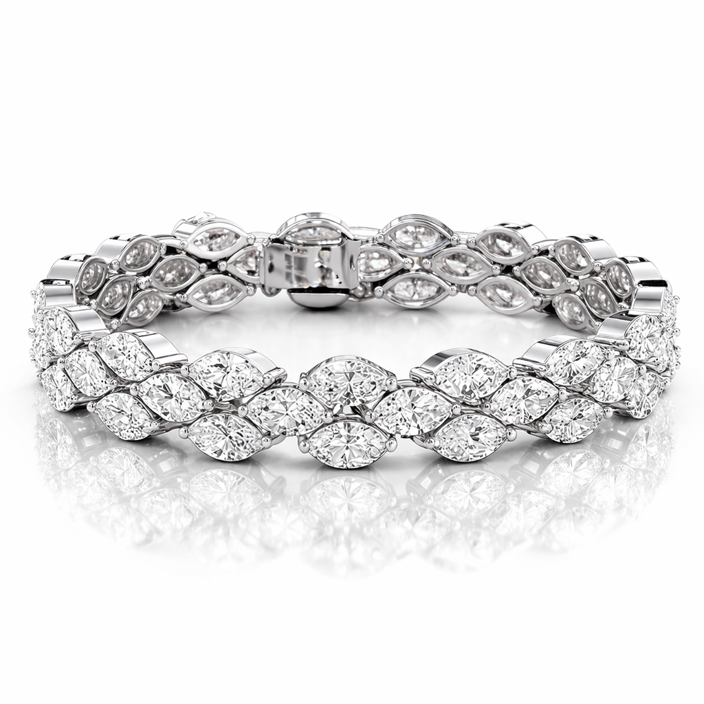 Interwoven Marquise Armband
