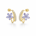 Amethyst Bloom Ohrringe