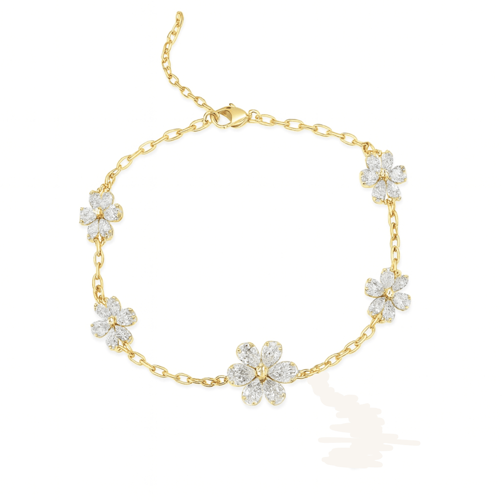 Floral Sparkle Bracelet