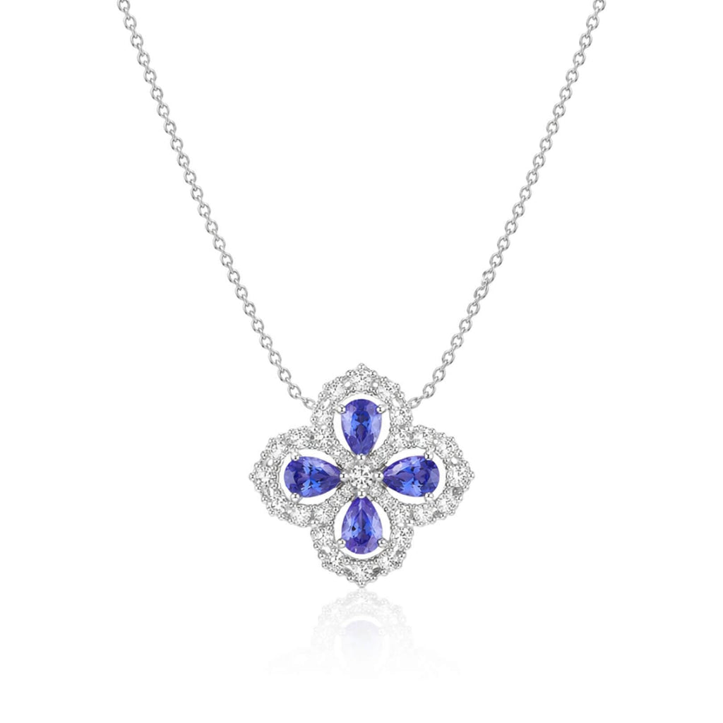 Azure Bloom Halskette