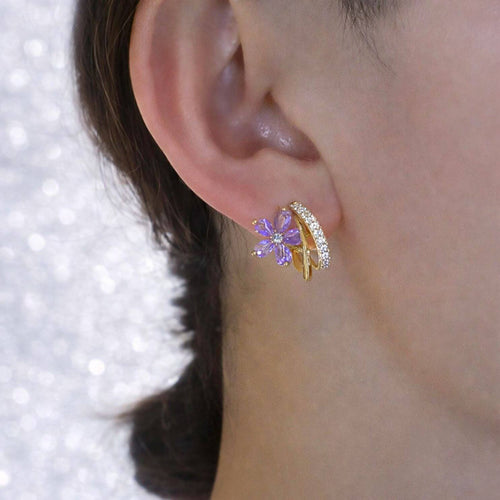 Amethyst Bloom Ohrringe