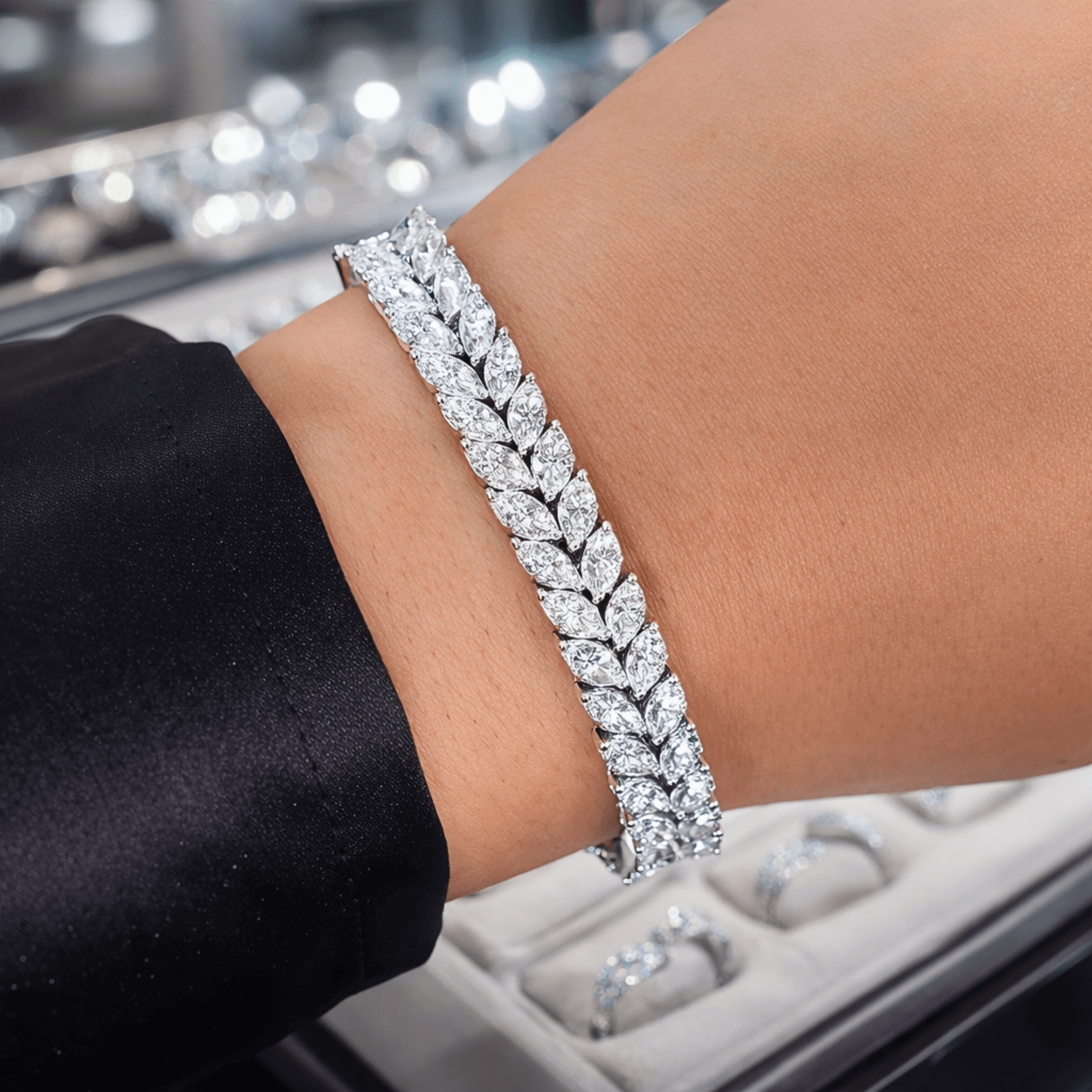 Leaf Tennis Armband