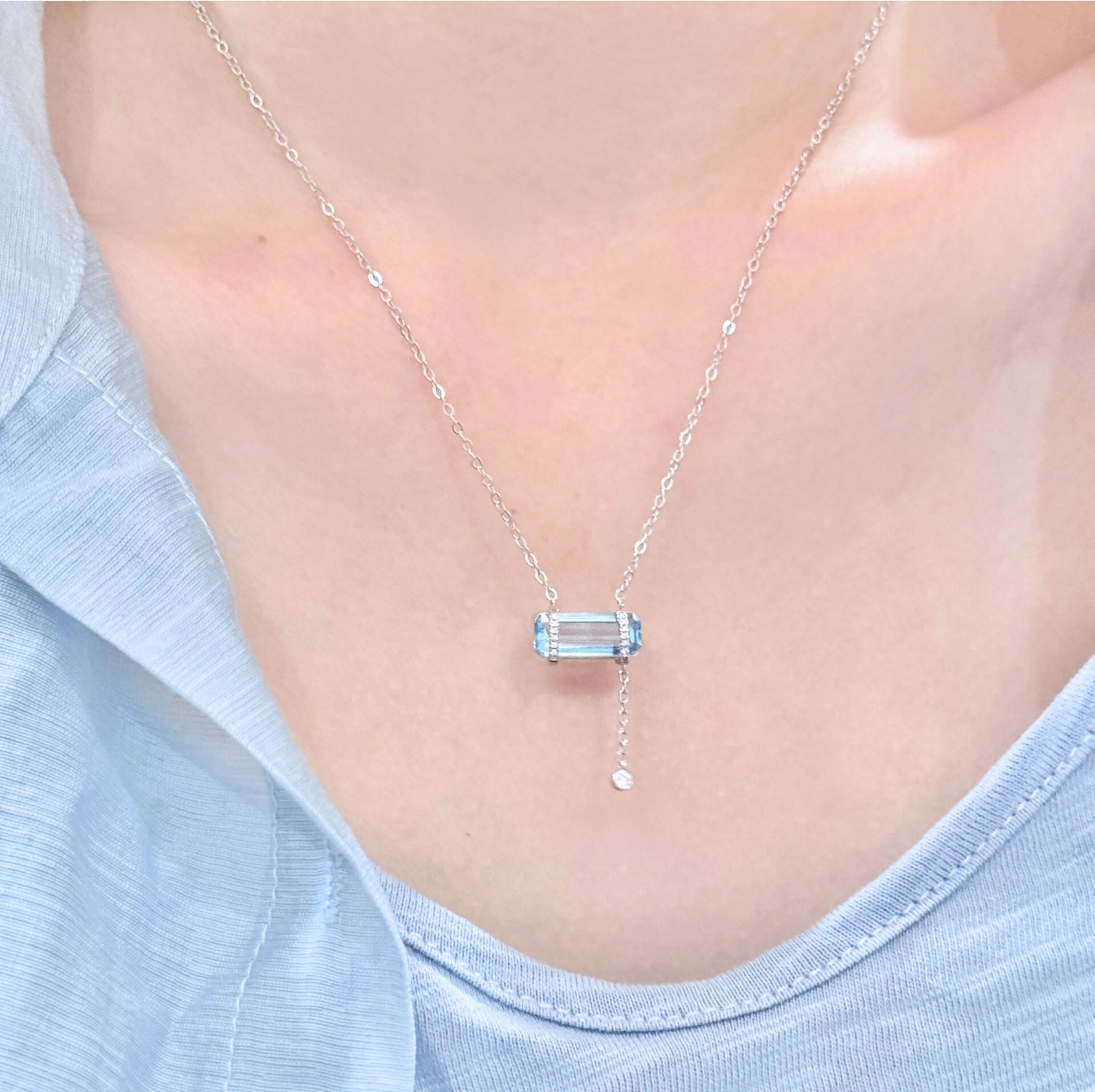 Aqua Aura Necklace